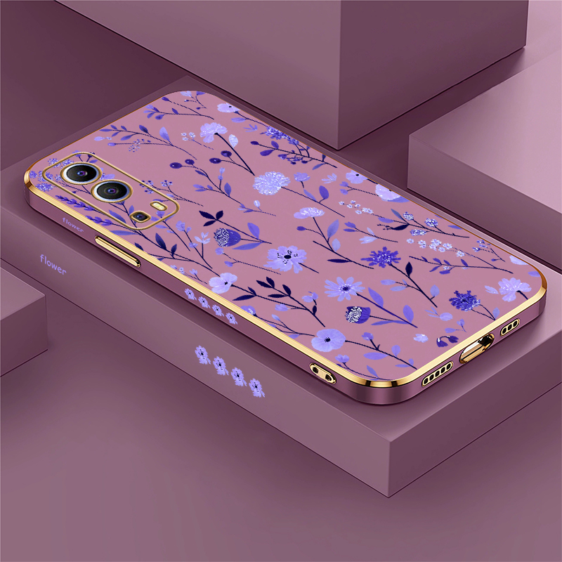 Phone Cases Vivo - 수채화 꽃무늬 휴대폰 케이스 (Vivo Y17