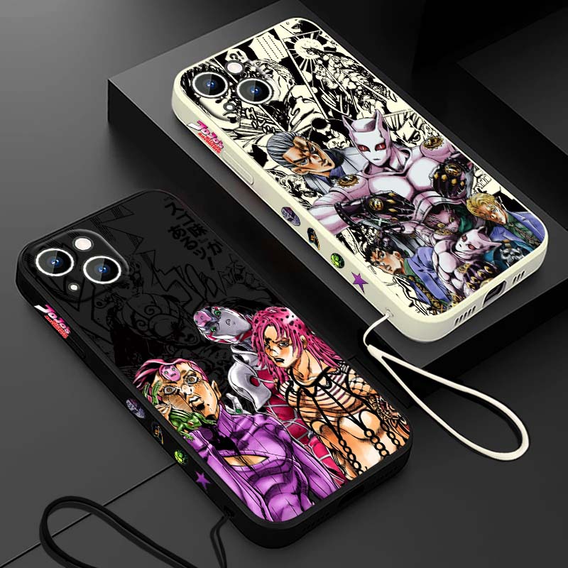 Phone Cases Iphone 16 Pro - 애니메이션 JOJO 악당 디아볼로 디오 애플