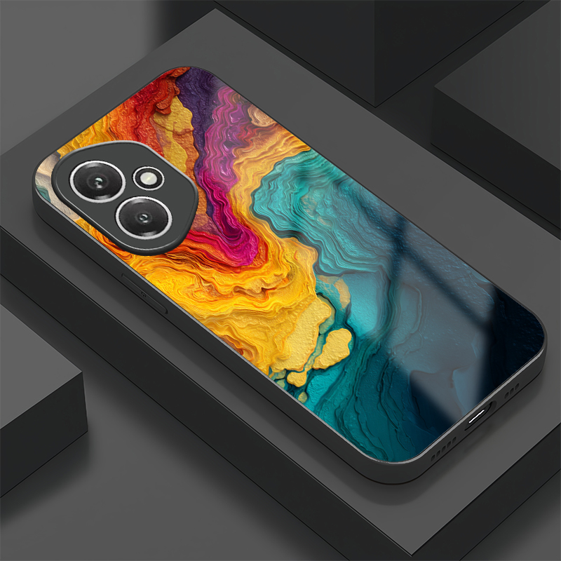 Phone Cases Honor - 대리석 패턴 충격 방지 휴대폰 케이스