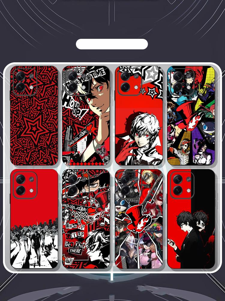 Phone Cases Redmi - 페르소나 5 조커 인기 게임 포스터