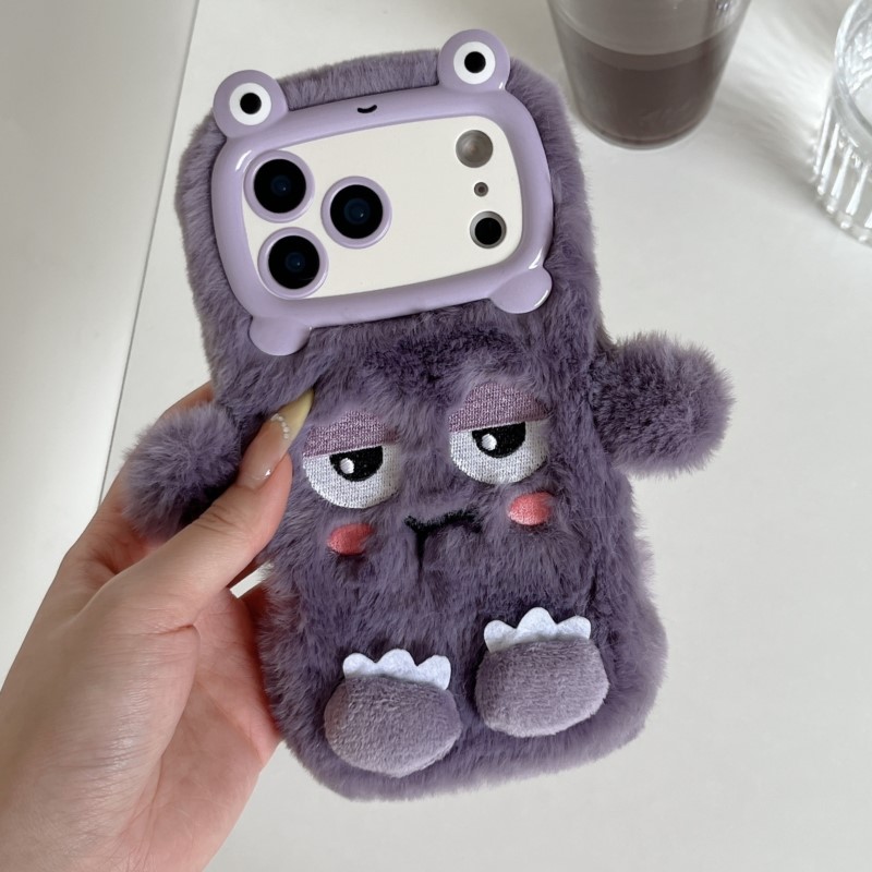 Phone Cases Iphone 16 Pro - 귀여운 만화 캐릭터 졸고 있는 표정의