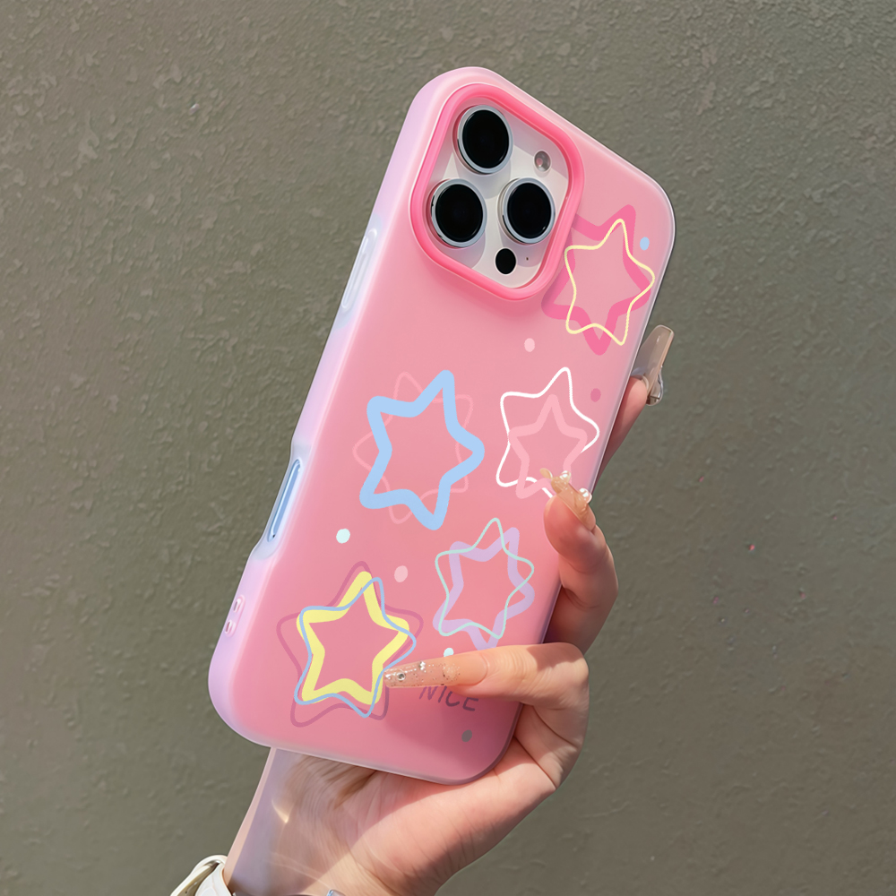 Phone Cases For Samsung S22 - 귀여운 별 모양 젤리 폰 케이스