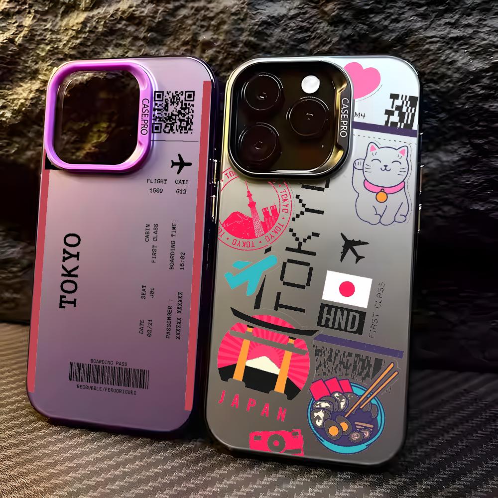 Phone Cases Japan - 비행기 여행 티켓 일본 테마 아이폰