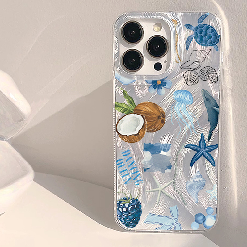 Phone Cases Redmi - 블루 오션 비치 충격 방지 폰