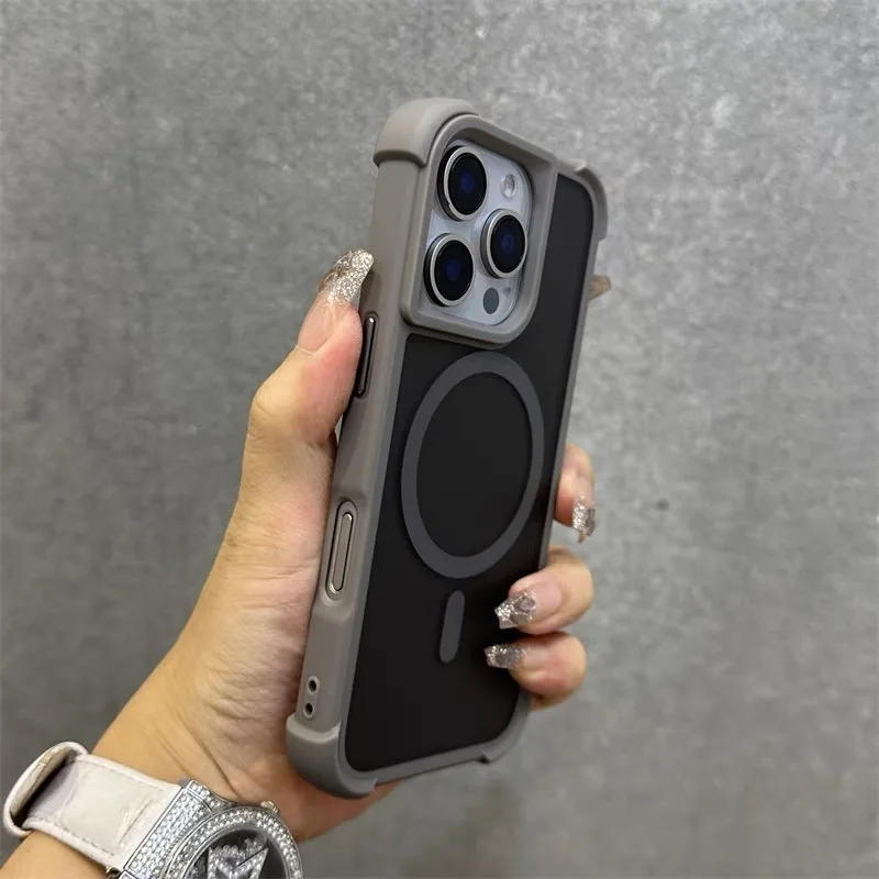 Phone Cases Louis Vuitton - 마그네틱 럭셔리 매트 낙하 방지 아머