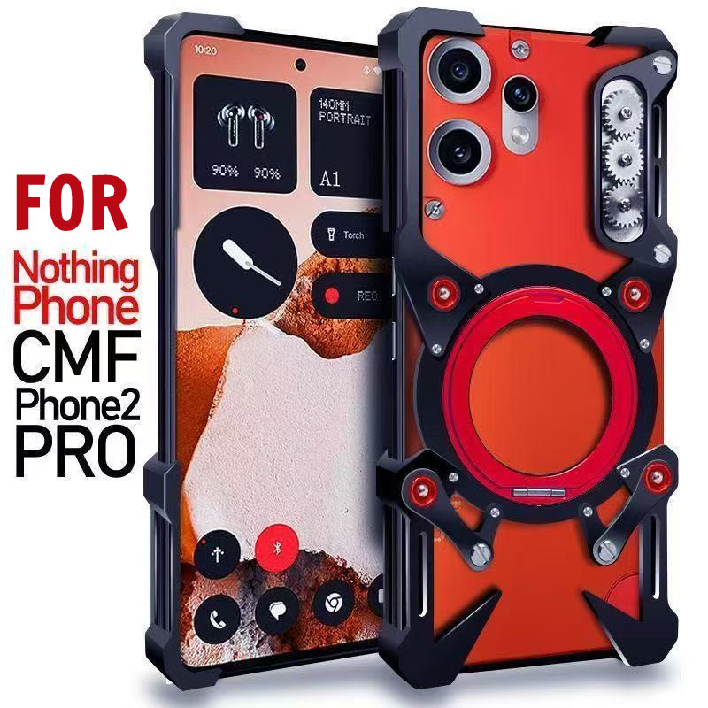 Phone Cases Nothing 3A - 강력한 충격 방지 메탈 아머 케이스