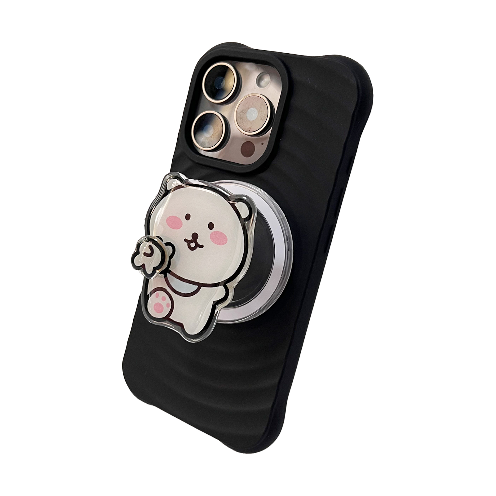 Phone Cases Louis Vuitton - 귀여운 360도 회전 워킹 V 베어