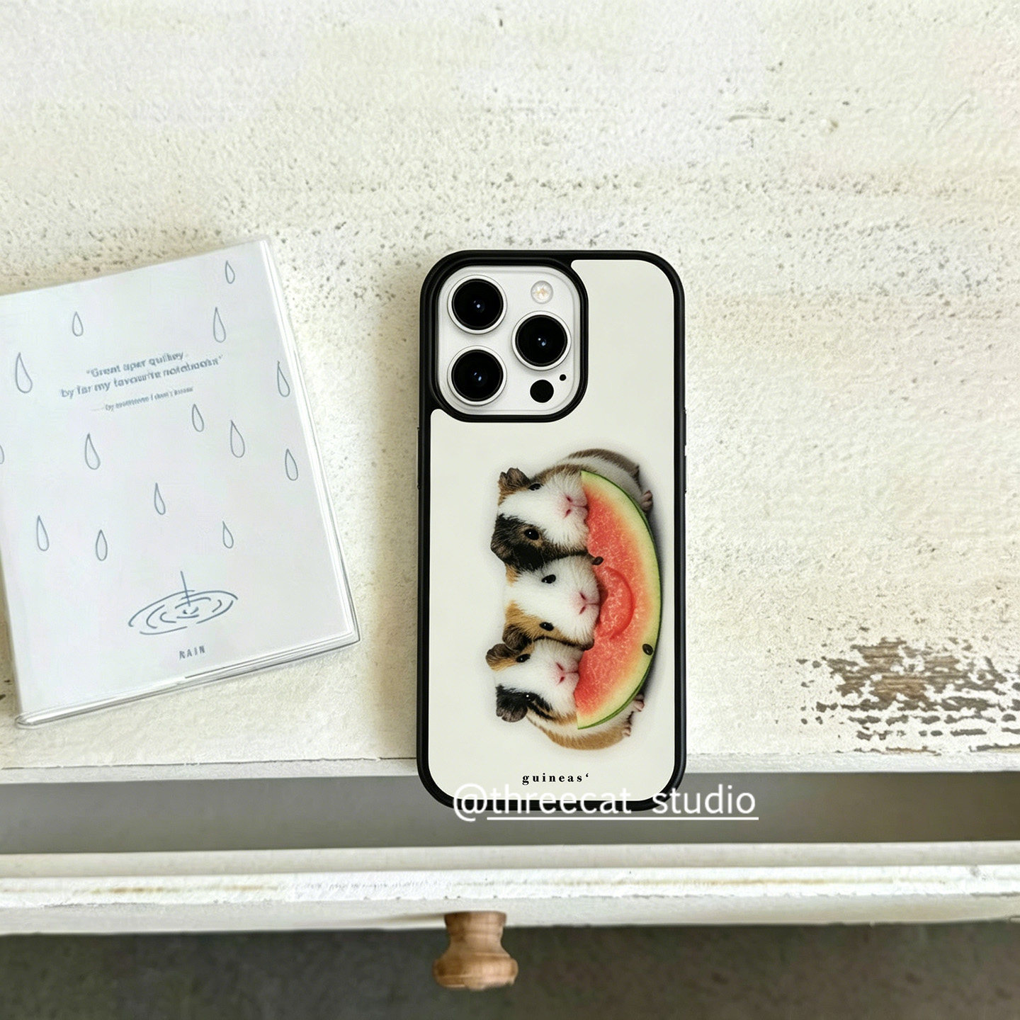 한국산 기니피그 수박 먹는 디자인 아이폰 17 에어 1 - Phone Cases Korean 리뷰 및 가격