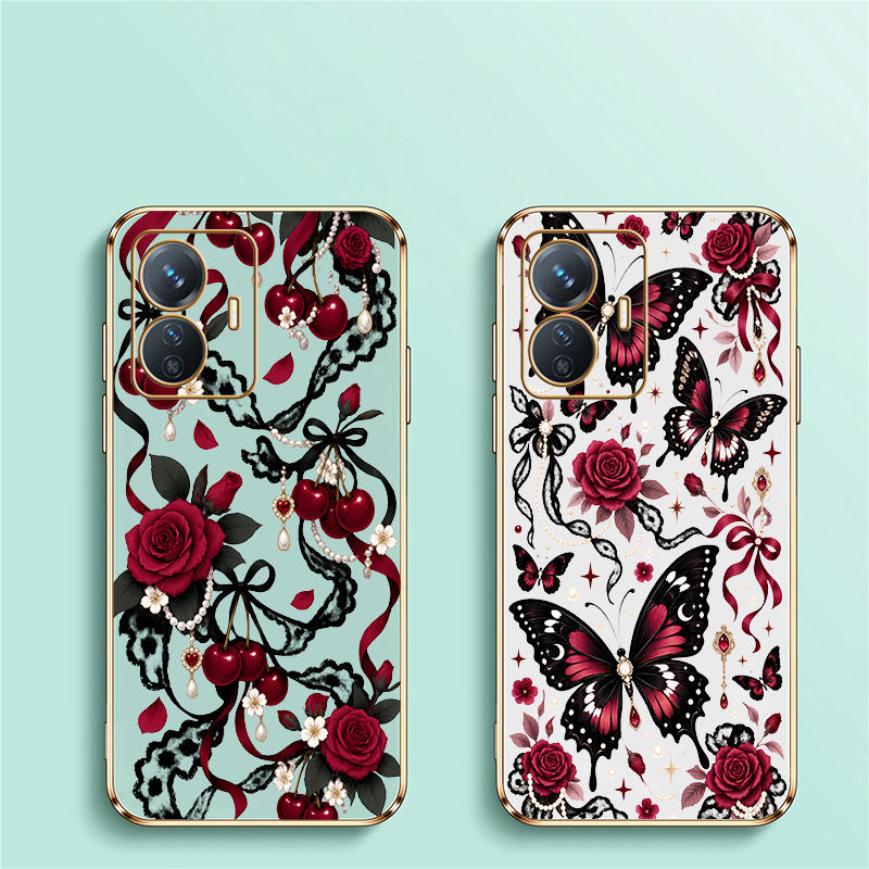 럭셔리 플라워 폰 케이스 (Vivo Y100 Y93 Y - Phone Cases Vivo 리뷰 및 가격