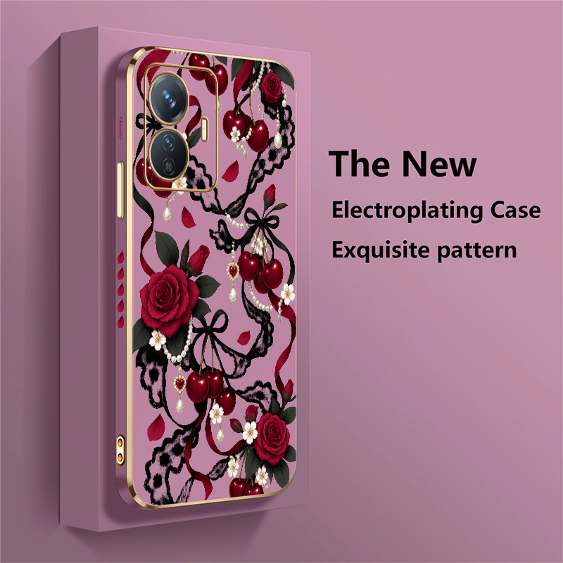 럭셔리 플라워 폰 케이스 (Vivo Y100 Y93 Y - Phone Cases Vivo 리뷰 및 가격