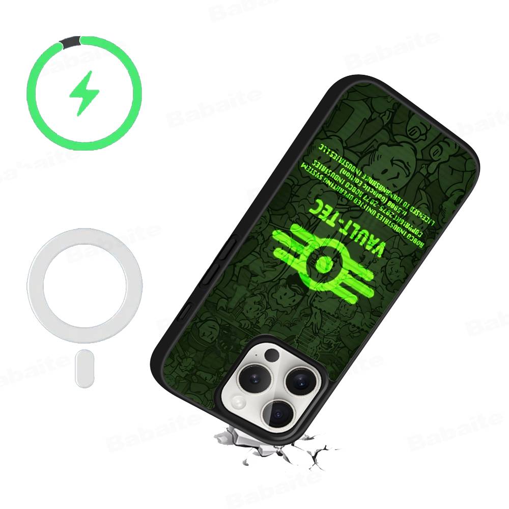 V-Vault-Tec F-Fallout 로고 마그세이프 - Phone Cases Louis Vuitton 리뷰 및 가격