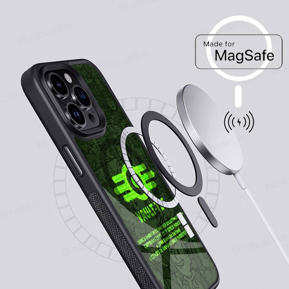 V-Vault-Tec F-Fallout 로고 마그세이프 - Phone Cases Louis Vuitton 리뷰 및 가격