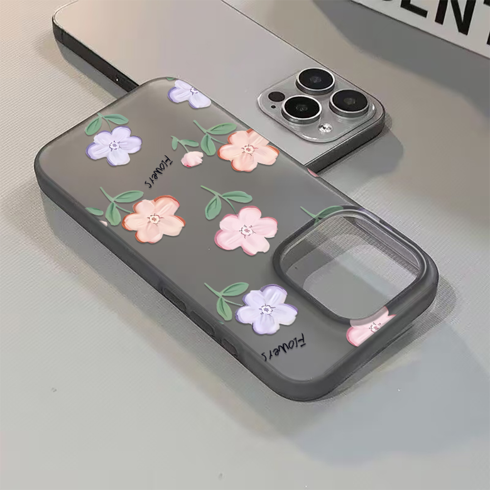 보라색 꽃 디자인 여성용 예쁘고 귀여운 아이폰 16 1 - Phone Cases Purple 리뷰 및 가격