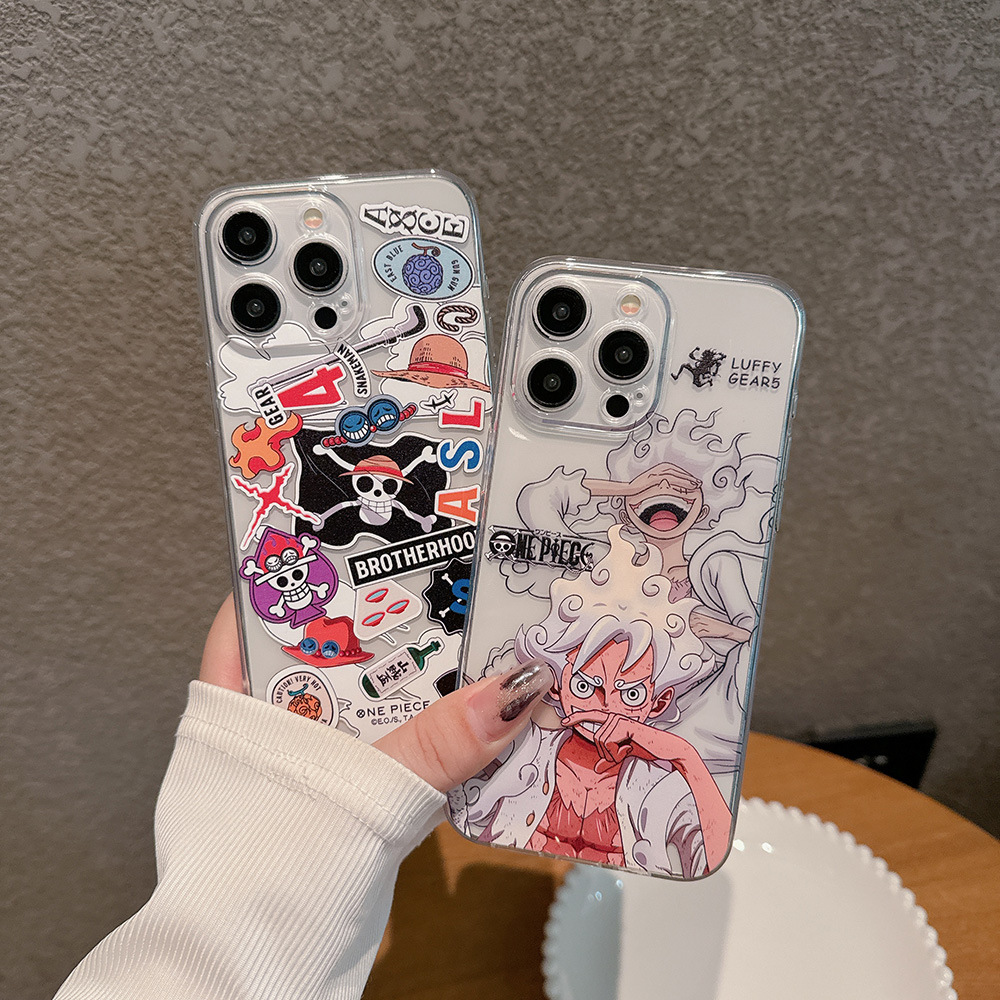 패션 일본 애니메이션 원피스 니카 루피 투명 폰 케이스 - Phone Cases Japan 리뷰 및 가격