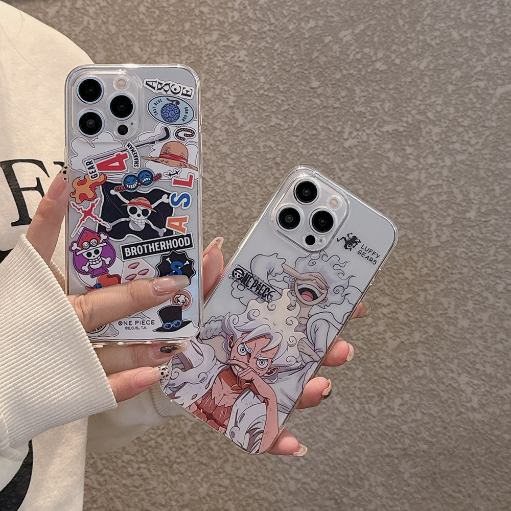 패션 일본 애니메이션 원피스 니카 루피 투명 폰 케이스 - Phone Cases Japan 리뷰 및 가격