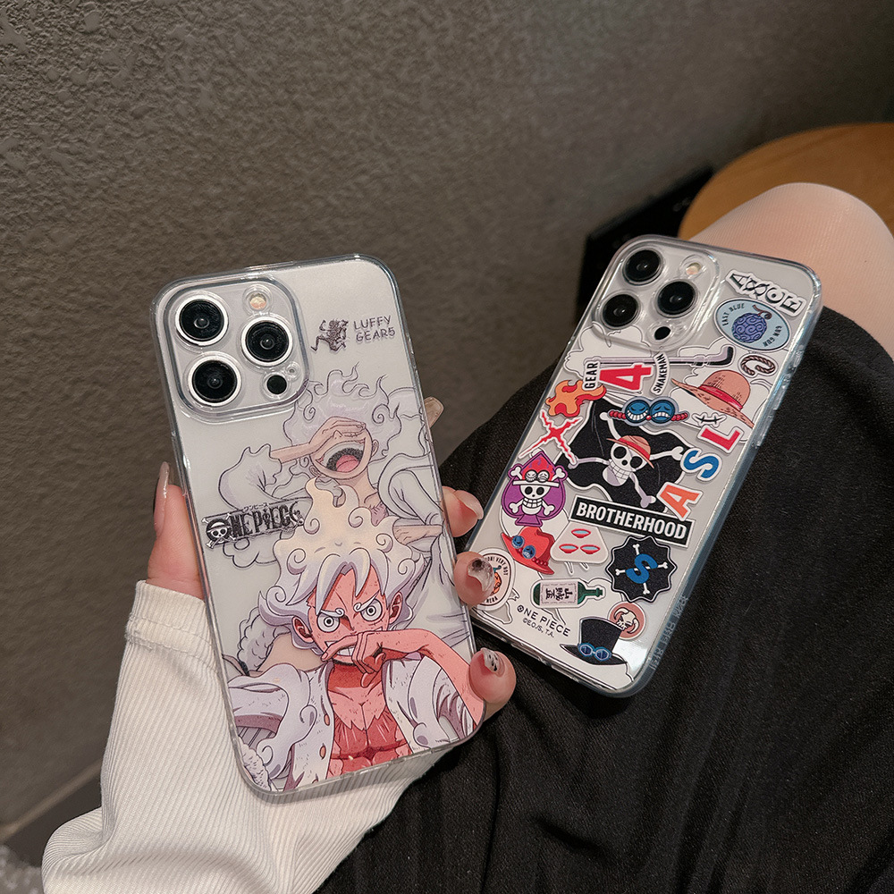 패션 일본 애니메이션 원피스 니카 루피 투명 폰 케이스 - Phone Cases Japan 리뷰 및 가격
