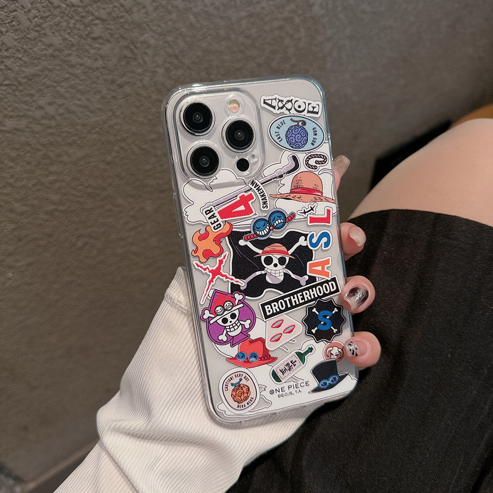 패션 일본 애니메이션 원피스 니카 루피 투명 폰 케이스 - Phone Cases Japan 리뷰 및 가격