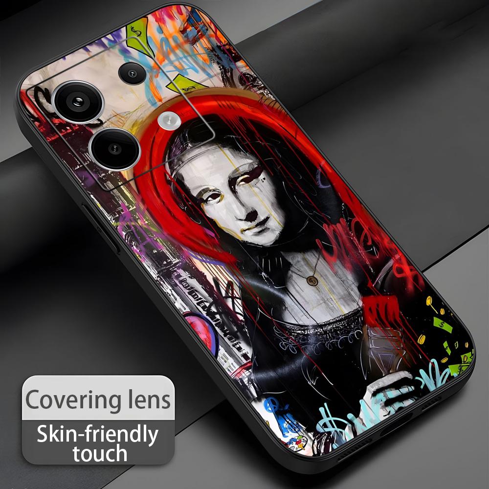 뱅크시 그래피티 아트 레드미 노트 14 13 12 11 - Phone Cases Redmi 리뷰 및 가격