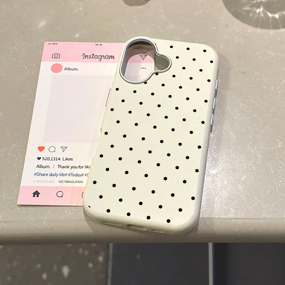 귀여운 물방울 무늬 아이폰 케이스 (16, 15, 17 - Phone Cases Korean 리뷰 및 가격