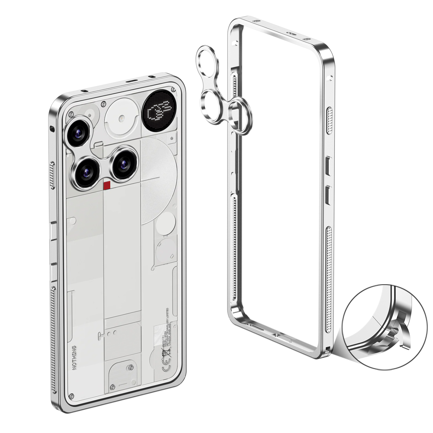 알루미늄 합금 프레임 Nothing Phone 3A P - Phone Cases Nothing 3A 리뷰 및 가격