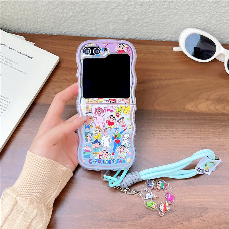 귀여운 일본 애니메이션 크레용신짱 삼성 갤럭시 Z 플립 - Phone Cases Japan 리뷰 및 가격