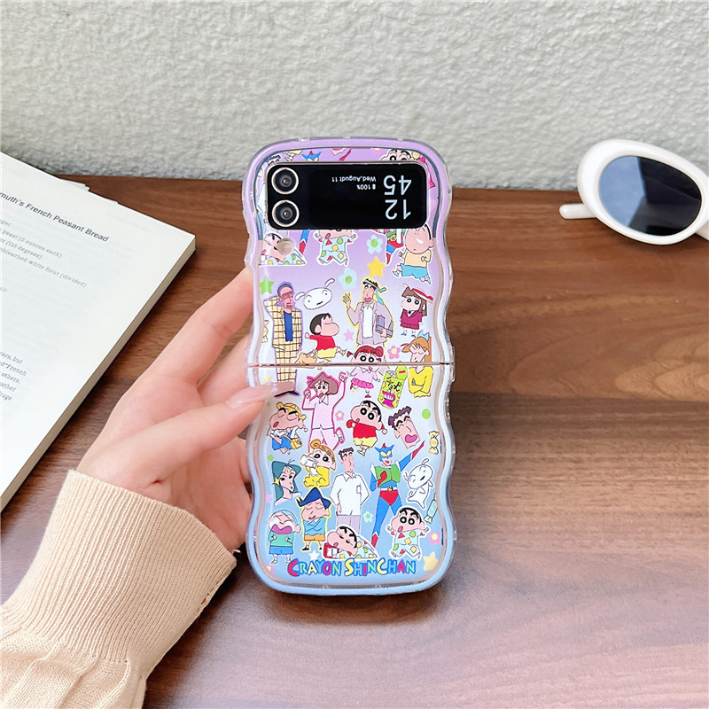 귀여운 일본 애니메이션 크레용신짱 삼성 갤럭시 Z 플립 - Phone Cases Japan 리뷰 및 가격