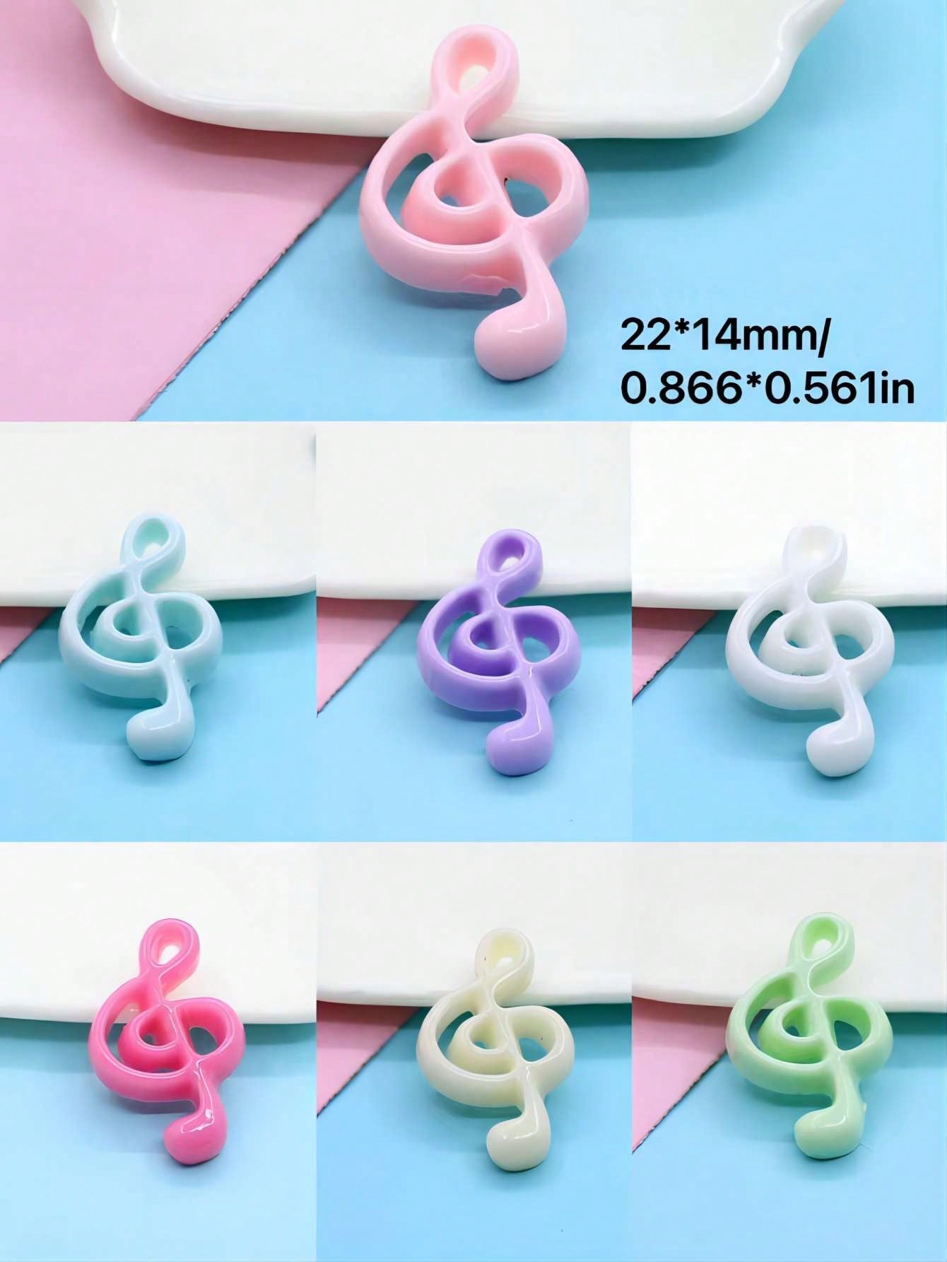 10Pcs Kawaii Y2K 달콤한 다채로운 음표 네 - Phone Cases Junk 리뷰 및 가격
