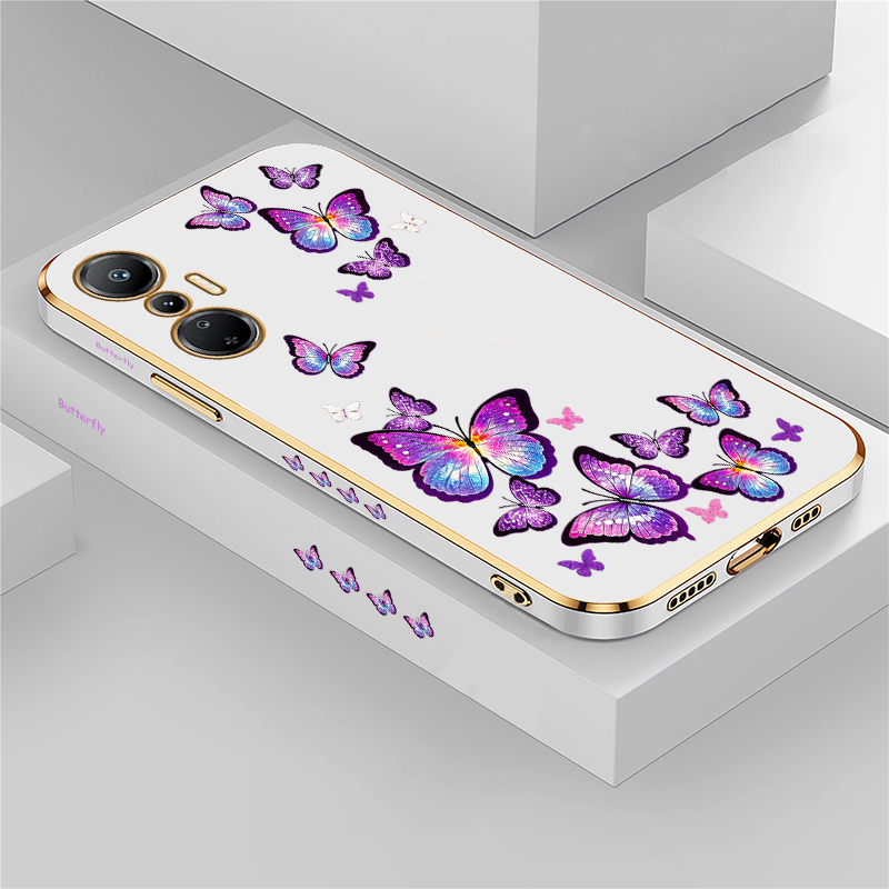 아트 퍼플 나비 디자인 인피닉스 핫 60 5G 40 프 - Phone Cases Purple 리뷰 및 가격