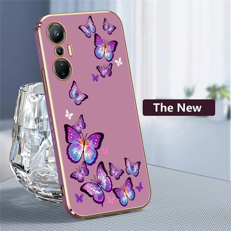 아트 퍼플 나비 디자인 인피닉스 핫 60 5G 40 프 - Phone Cases Purple 리뷰 및 가격