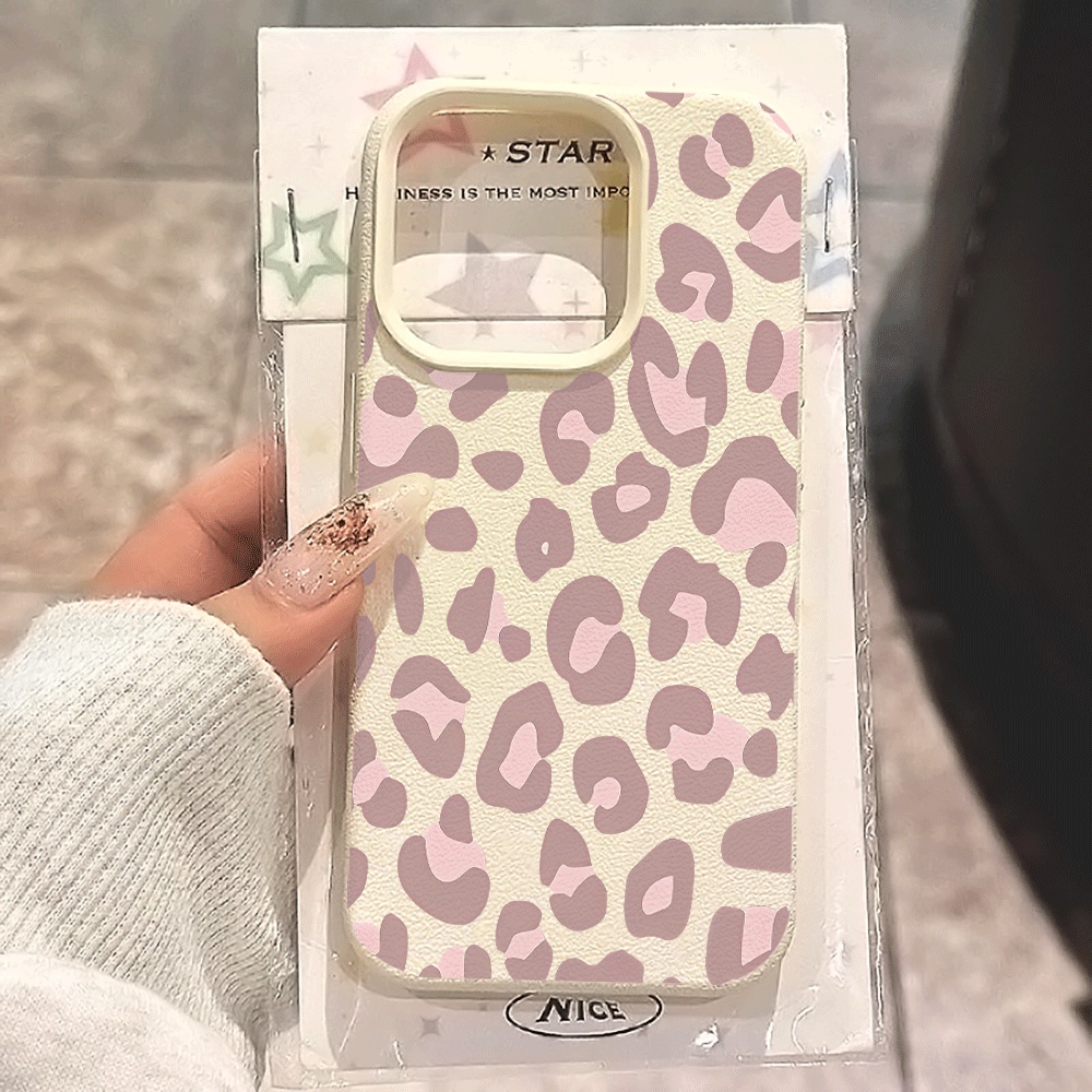 연보라색 레오파드 프린트 아이폰 17 16 15 14  - Phone Cases Purple 리뷰 및 가격