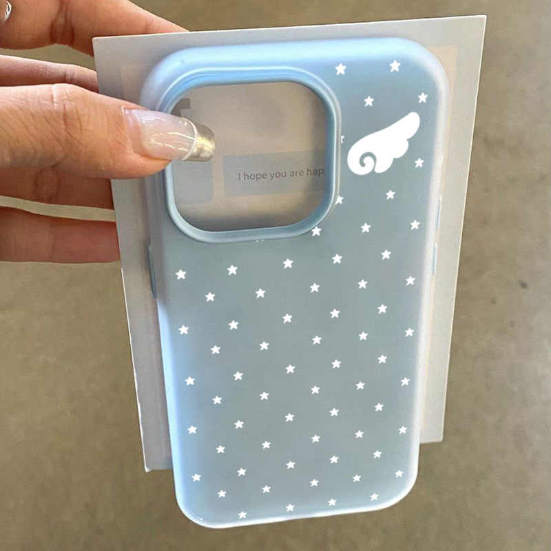 귀여운 한국 미학 스타 엔젤 날개 2IN1 폰 케이스  - Phone Cases Korean 리뷰 및 가격