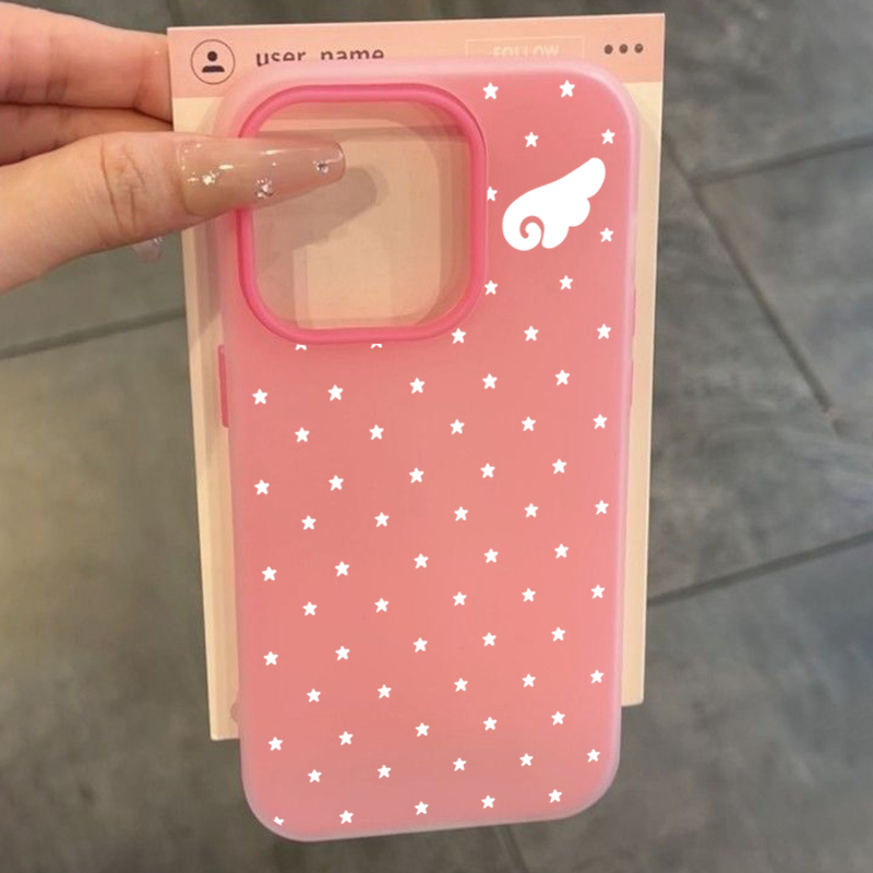귀여운 한국 미학 스타 엔젤 날개 2IN1 폰 케이스  - Phone Cases Korean 리뷰 및 가격