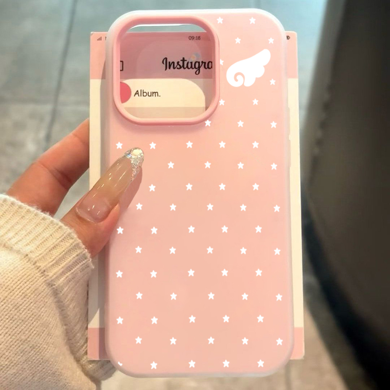 귀여운 한국 미학 스타 엔젤 날개 2IN1 폰 케이스  - Phone Cases Korean 리뷰 및 가격