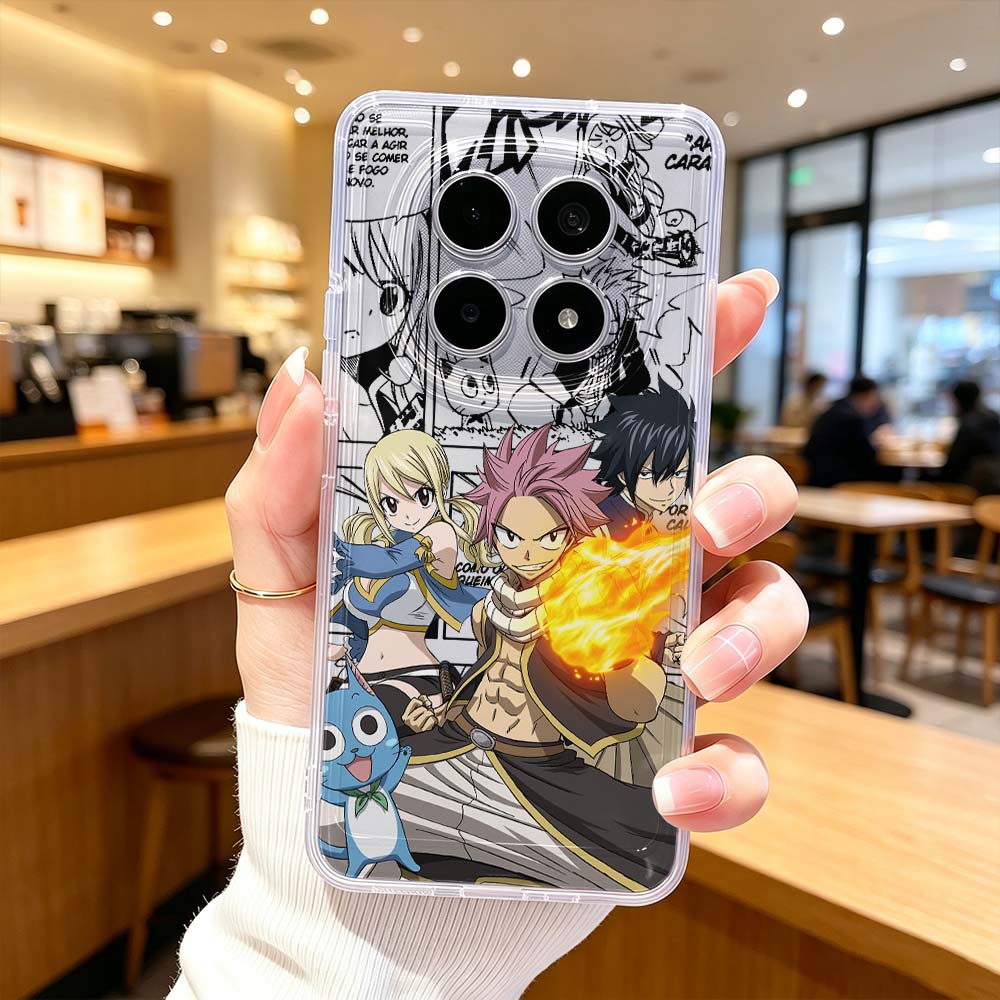 페어리 테일 나츠 샤오미 레드미 노트 15 14 13  - Phone Cases Redmi 리뷰 및 가격