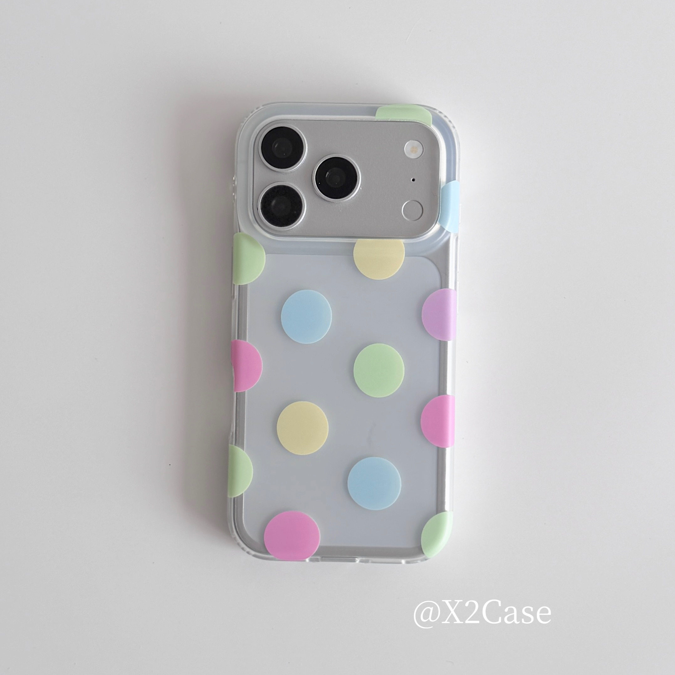 한국 인스 컬러풀 폴카 도트 무광 폰 케이스 아이폰 울 - Phone Cases Korean 리뷰 및 가격