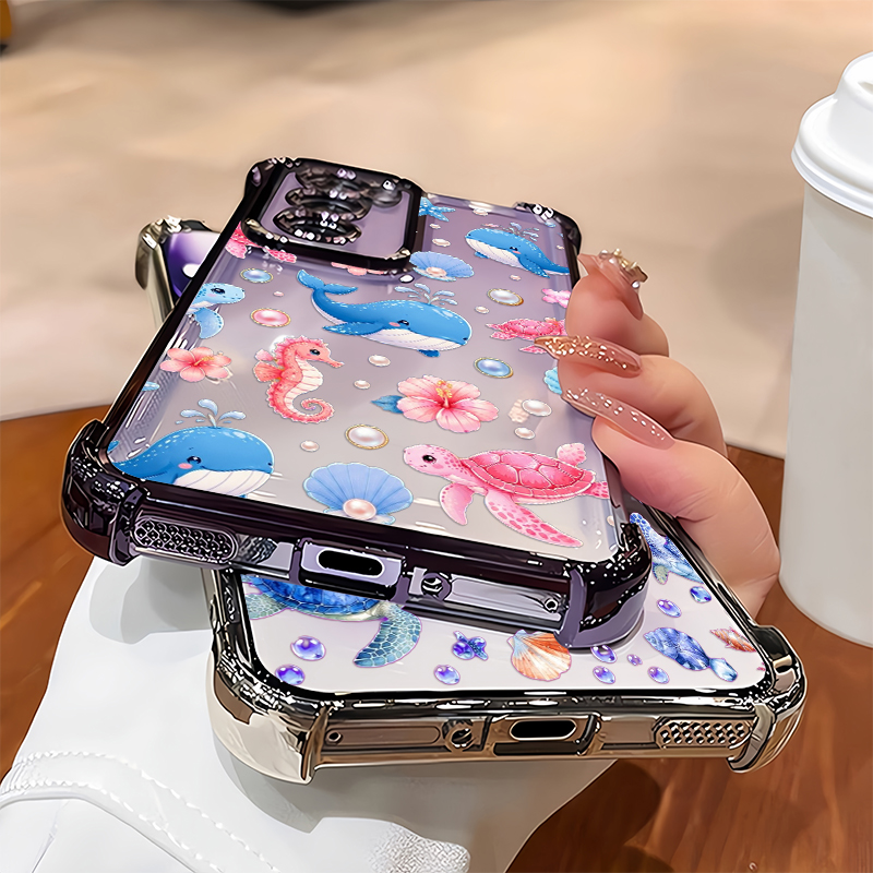 만화 바다거북 패턴 휴대폰 케이스, Vivo Y28S  - Phone Cases Vivo 리뷰 및 가격