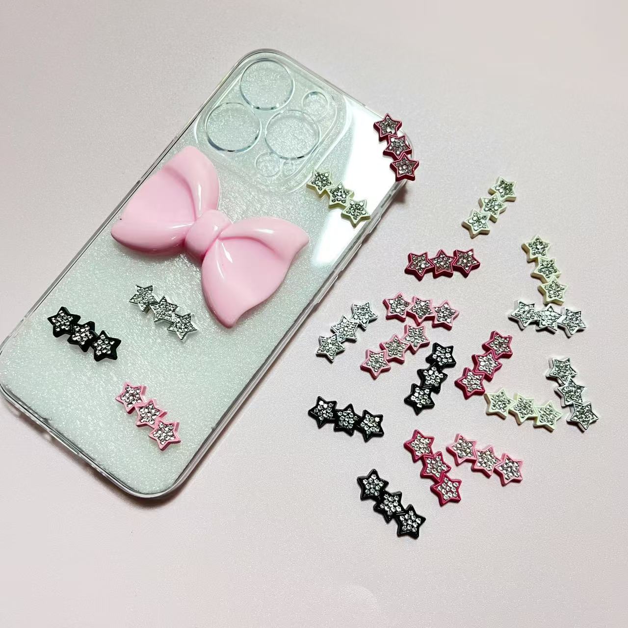 20Pcs Y2k 달콤한 멋진 도파민 핑크 로즈 레드  - Phone Cases Junk 리뷰 및 가격