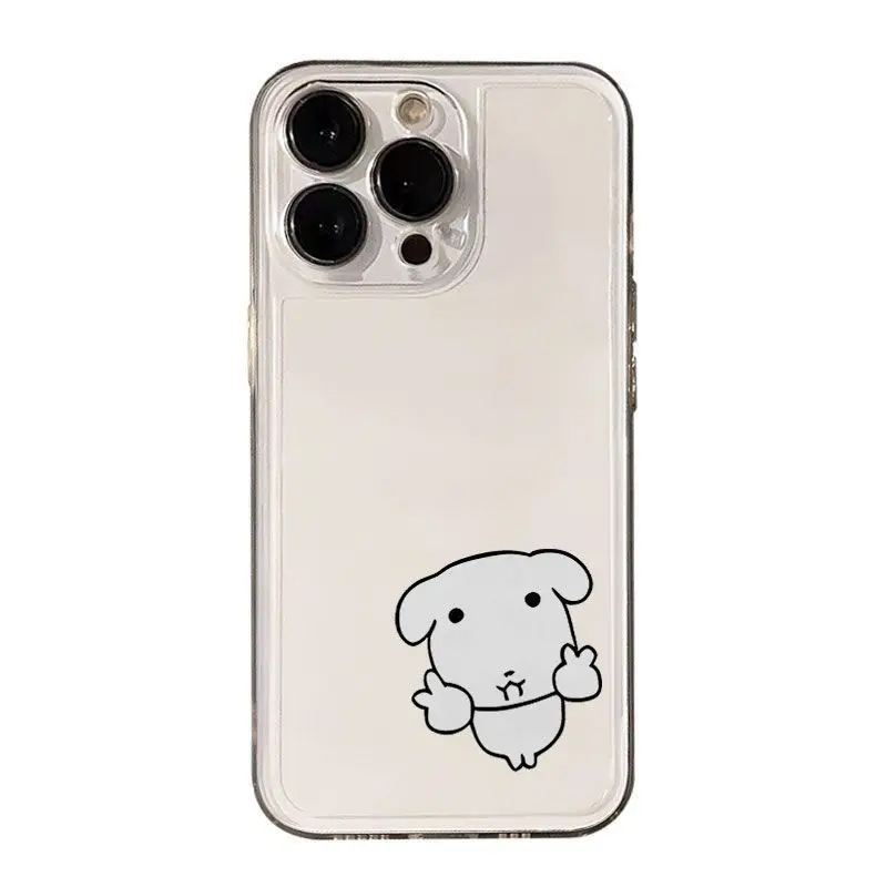 새로운 한국 귀여운 강아지 고양이 커플 투명 폰 케이스 - Phone Cases Korean 리뷰 및 가격