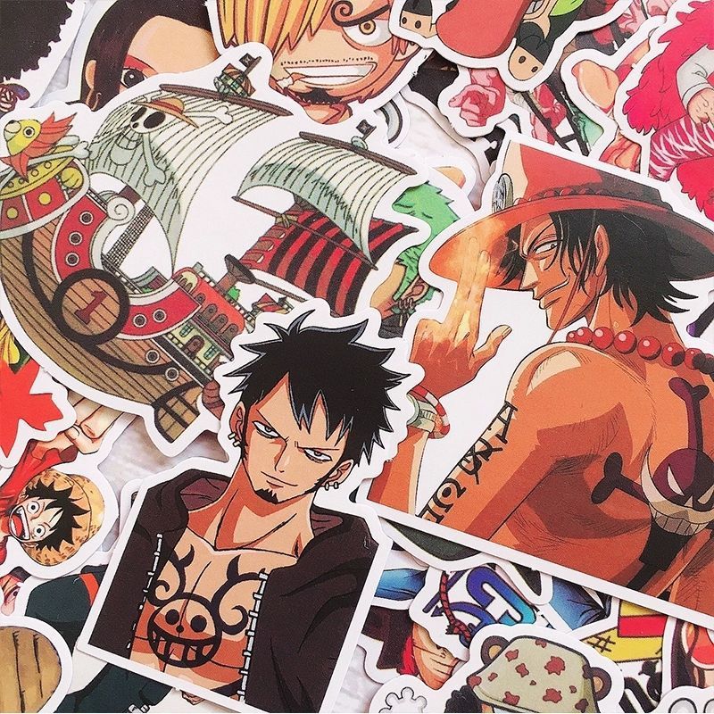 120 Pcs 독특한 귀여운 원피스 스티커, 전화 케이 - Phone Cases One Piece 리뷰 및 가격