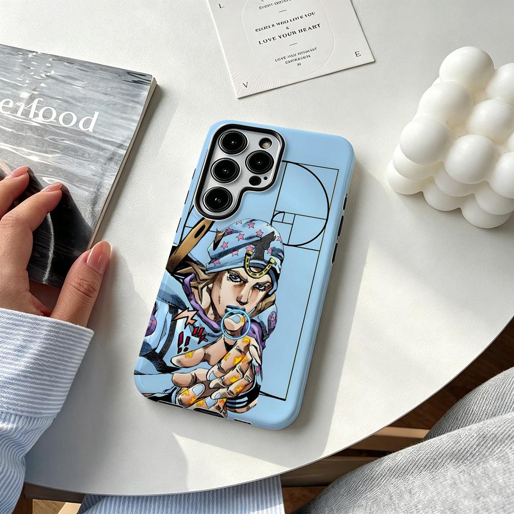 핫 쿨 애니메이션 J-JOJO 스틸볼런 폰 케이스 삼성 - Phone Cases For Samsung S22 리뷰 및 가격