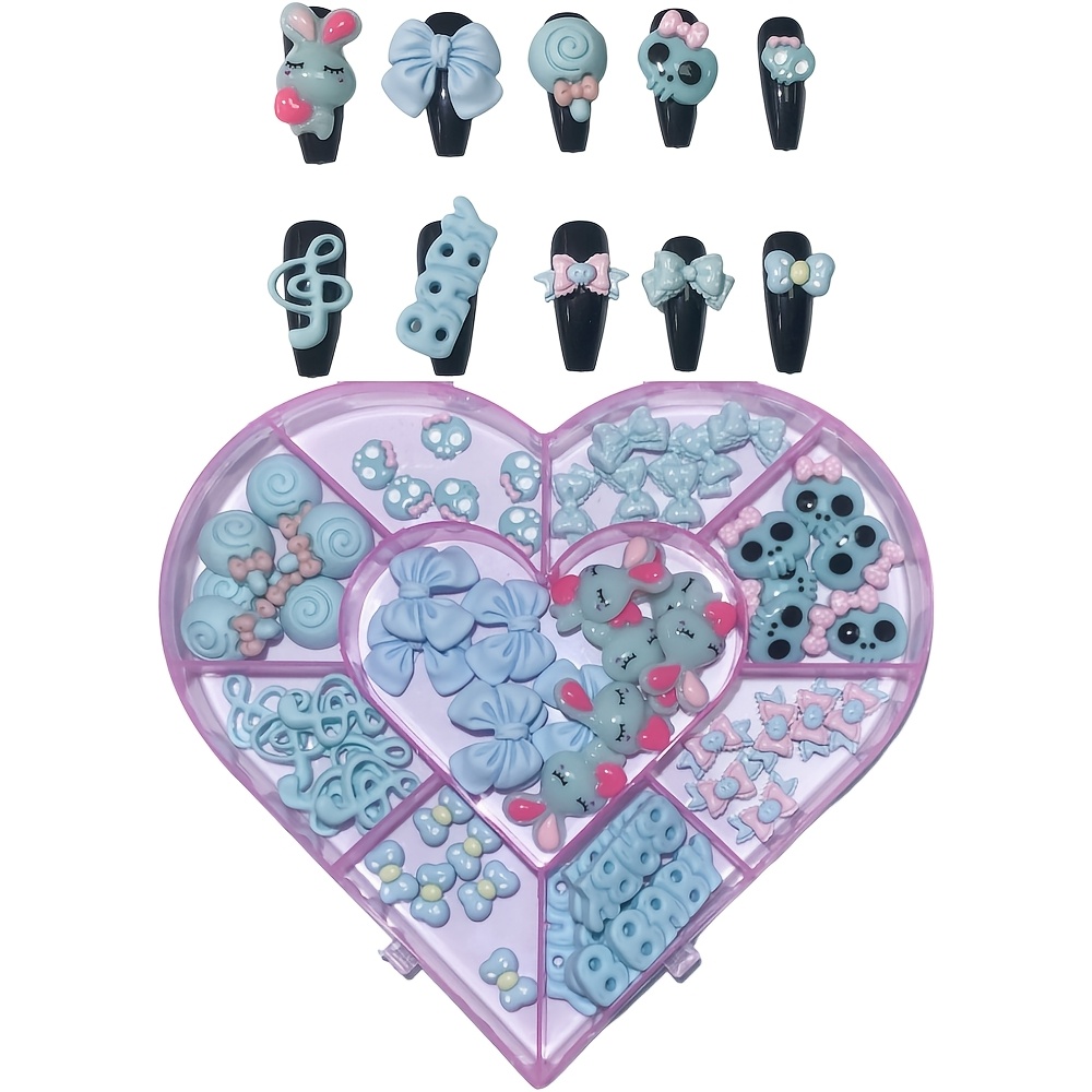 대량 공급 60PCS Kawaii 만화 블루 퍼플 핑크 - Phone Cases Junk 리뷰 및 가격