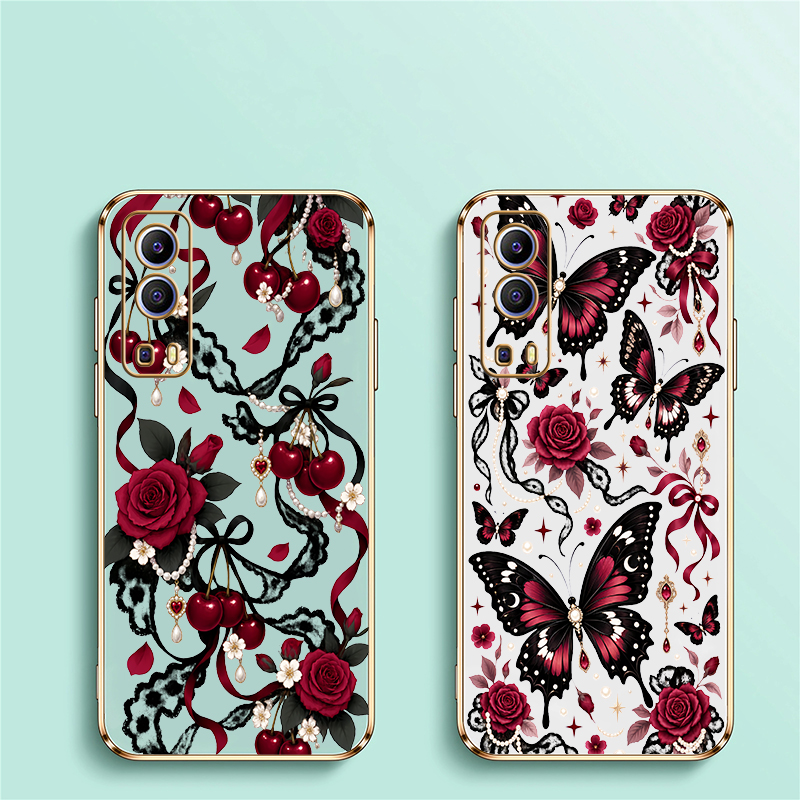 나비 꽃무늬 폰 케이스 (Vivo Y17 Y16 Y15 - Phone Cases Vivo 리뷰 및 가격