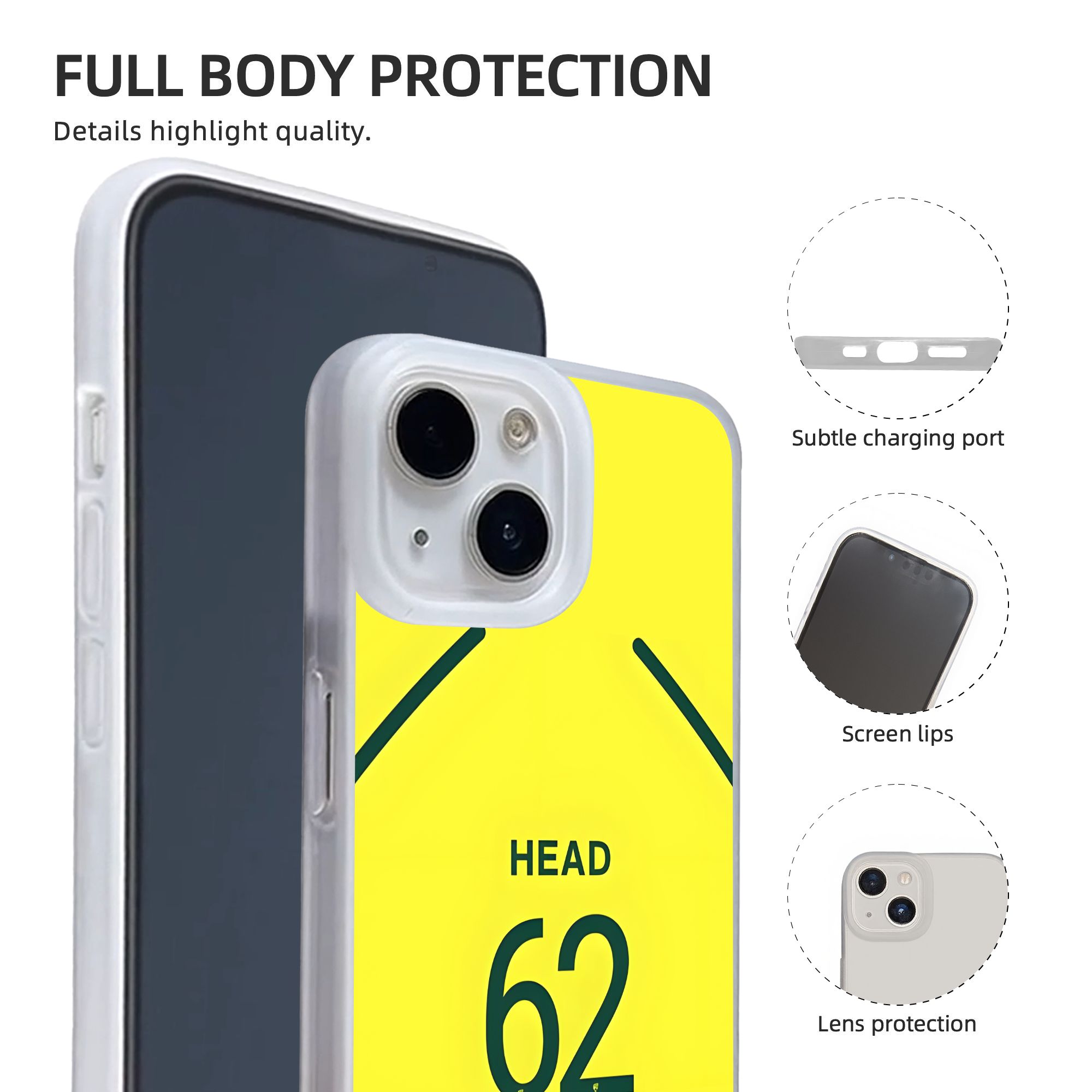 새로운 아머 범퍼 충격 방지 트래비스 헤드 호주 크리켓 - Phone Cases Australia 리뷰 및 가격