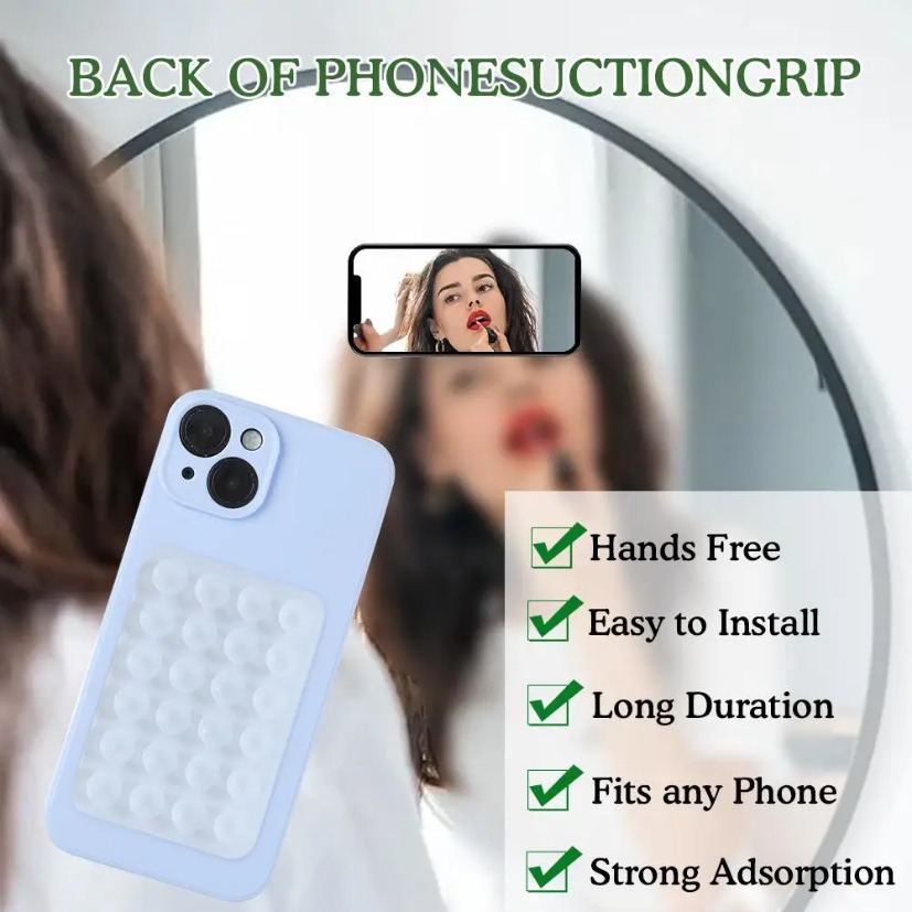 실리콘 흡착식 휴대폰 홀더 매트 다기능 흡착컵 벽 거치 - Phone Cases Bulk 리뷰 및 가격