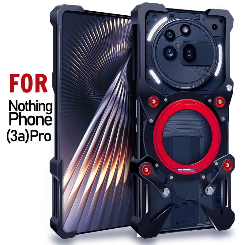강력한 충격 방지 메탈 아머 케이스 (낫씽 폰 3A,  - Phone Cases Nothing 3A 리뷰 및 가격