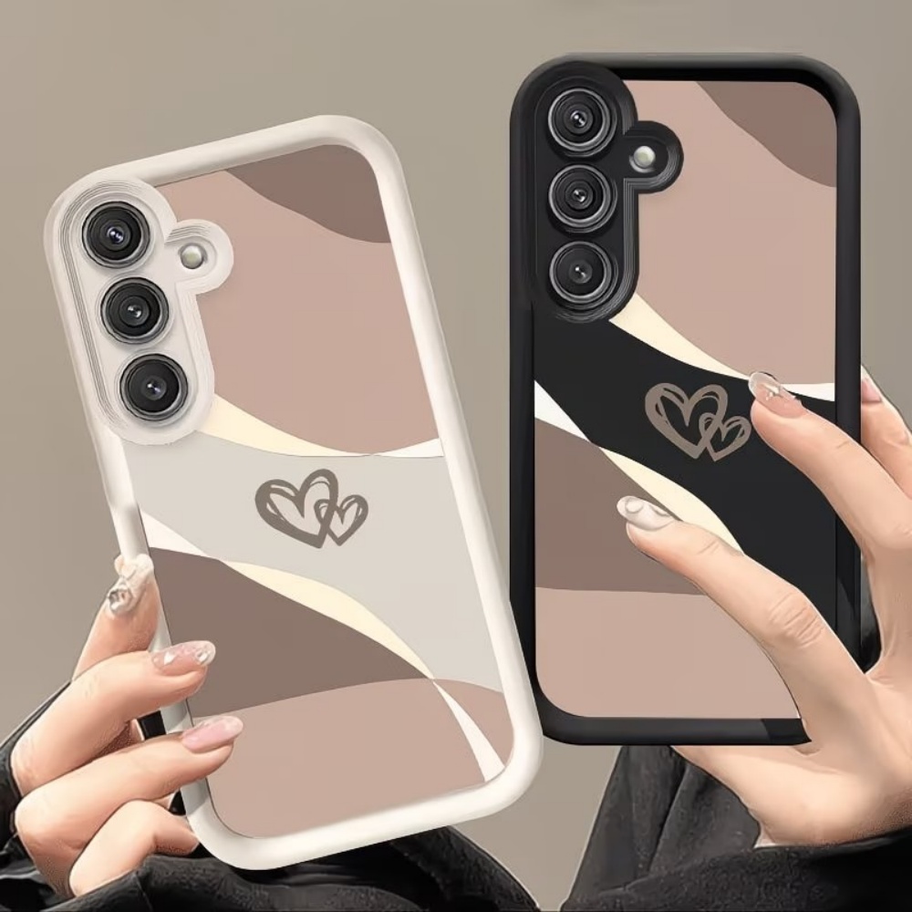 멋진 사랑 하트 무늬 충격 방지 소프트 TPU 폰 케이 - Phone Cases For Samsung S22 리뷰 및 가격