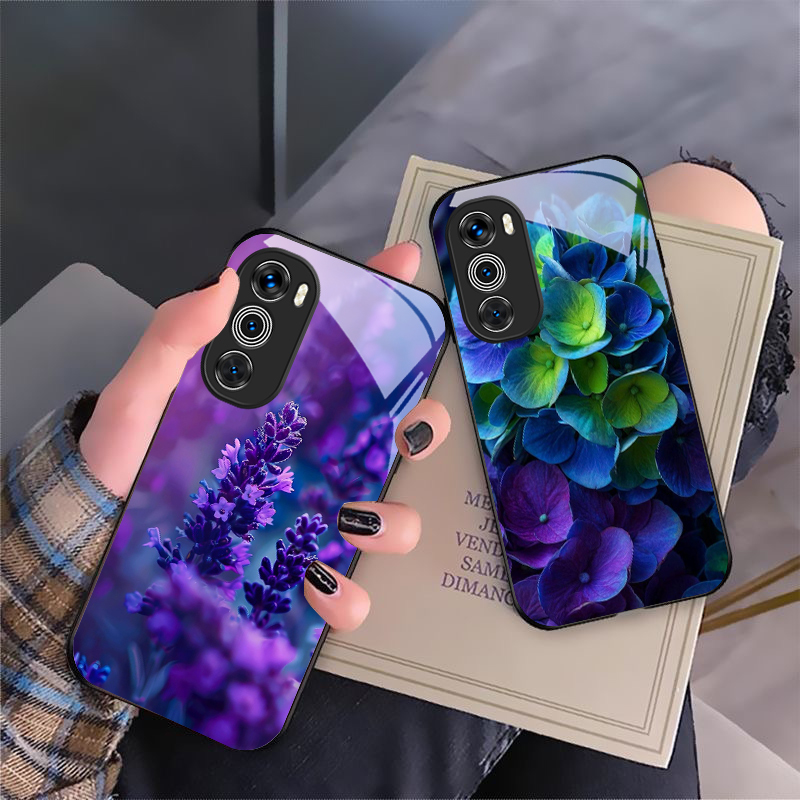 보라색 튤립 패턴 모토로라 모토 G 14 22 24 3 - Phone Cases Purple 리뷰 및 가격