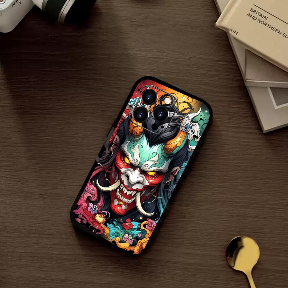 일본 귀신 얼굴 사무라이 아이폰 케이스 (아이폰 18/ - Phone Cases Japan 리뷰 및 가격