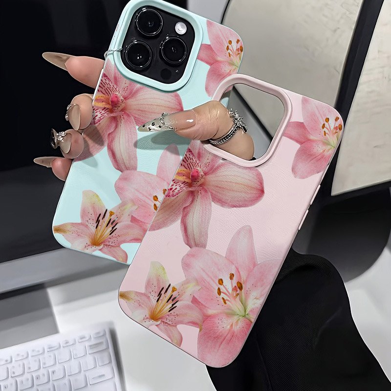 핑크 릴리 리치 텍스처 폰 케이스 삼성 갤럭시 S25  - Phone Cases For Samsung S22 리뷰 및 가격