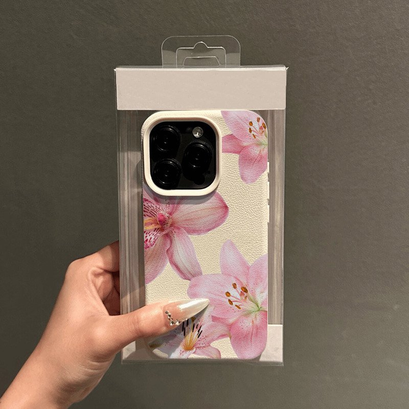 핑크 릴리 리치 텍스처 폰 케이스 삼성 갤럭시 S25  - Phone Cases For Samsung S22 리뷰 및 가격